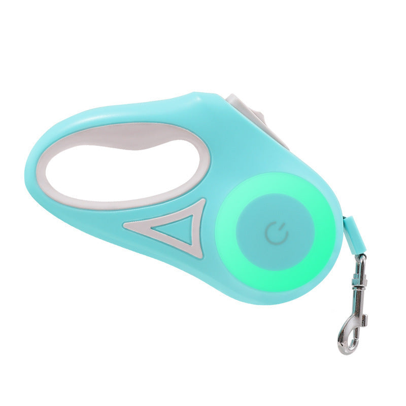 Safe Walks: Retractable Leash with Collar & Light