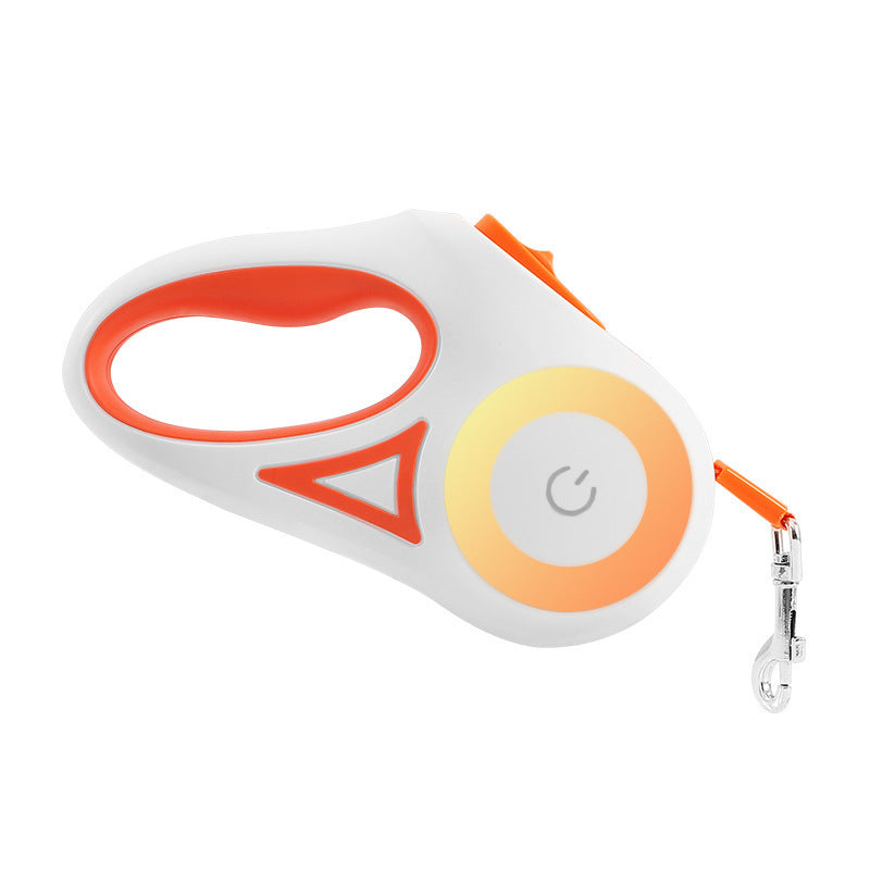 Safe Walks: Retractable Leash with Collar & Light