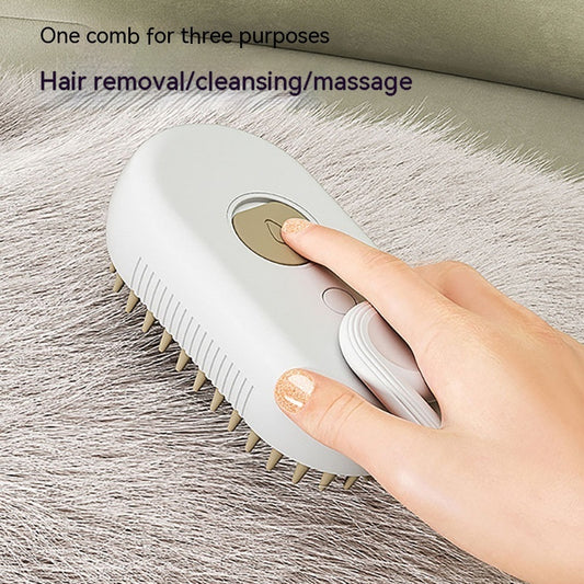 Steam Pet Brush – Groom, Massage & Remove Hair