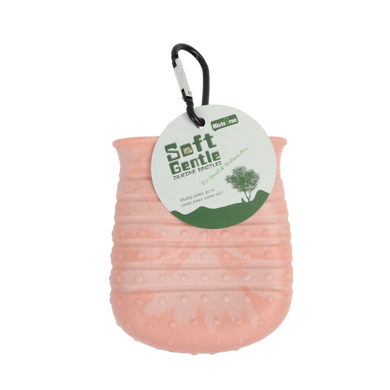Soft Brush Paw Cleaner Cup – Quick Wash, Happy Pup
